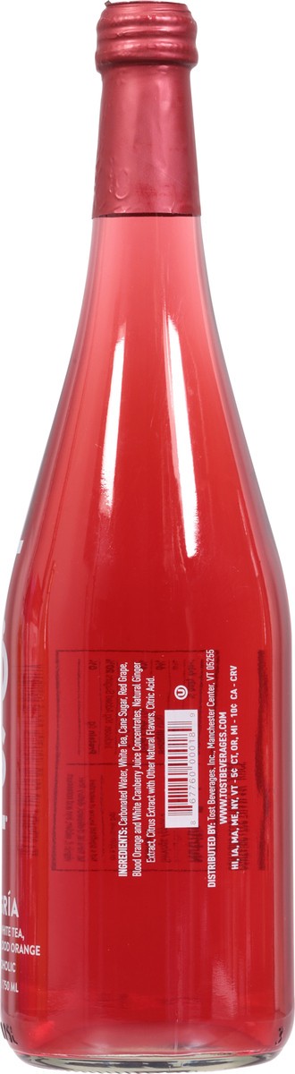 slide 6 of 14, Tost Sangria Cranberry & Blood Orange Sparkling White Tea 25.4 fl oz, 25.4 fl oz