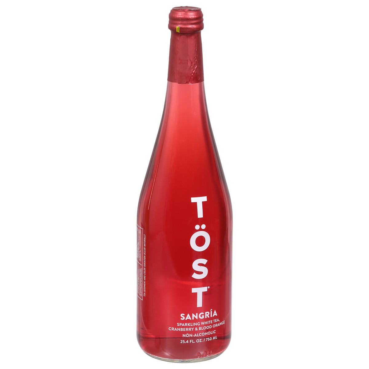 slide 2 of 14, Tost Sangria Cranberry & Blood Orange Sparkling White Tea 25.4 fl oz, 25.4 fl oz