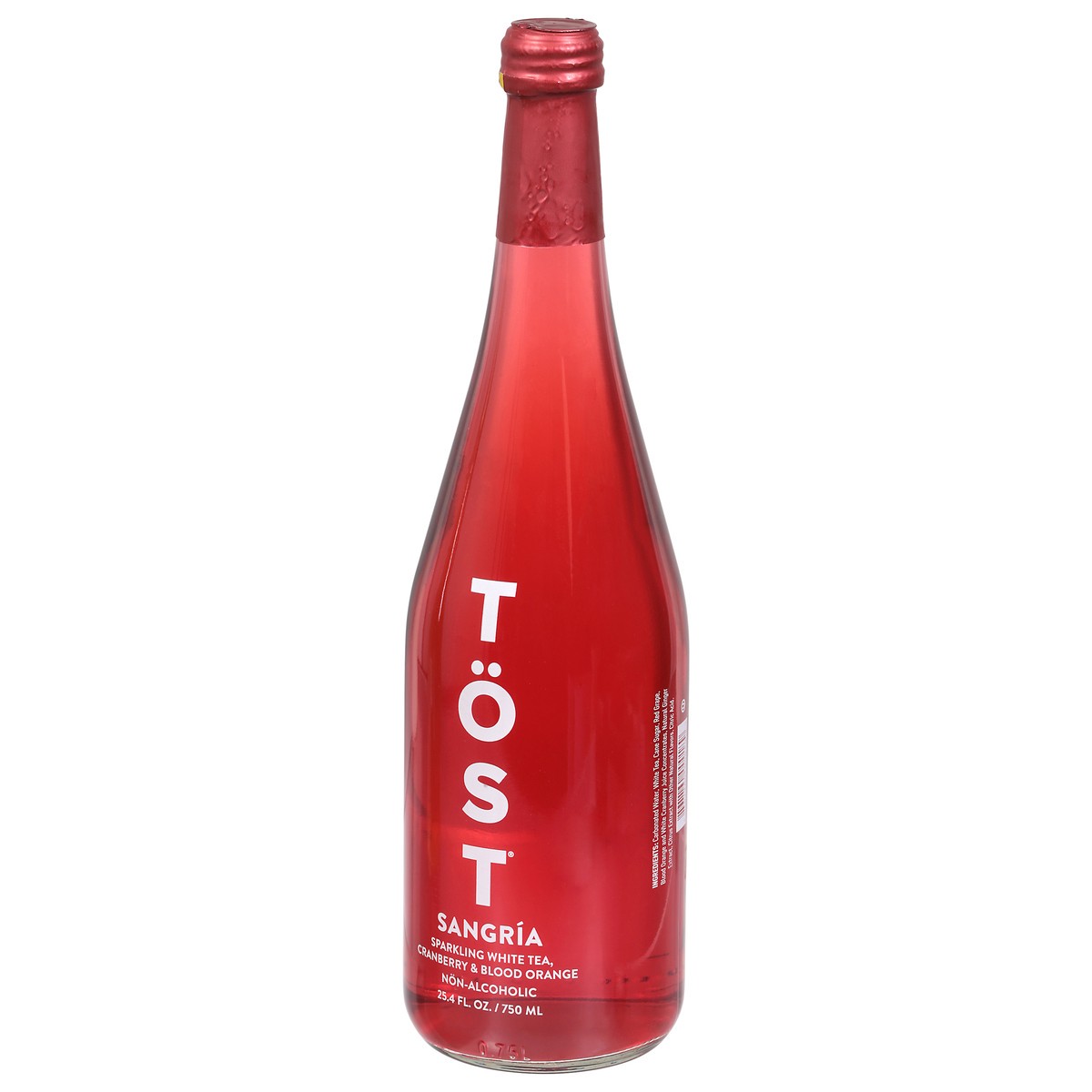 slide 3 of 14, Tost Sangria Cranberry & Blood Orange Sparkling White Tea 25.4 fl oz, 25.4 fl oz