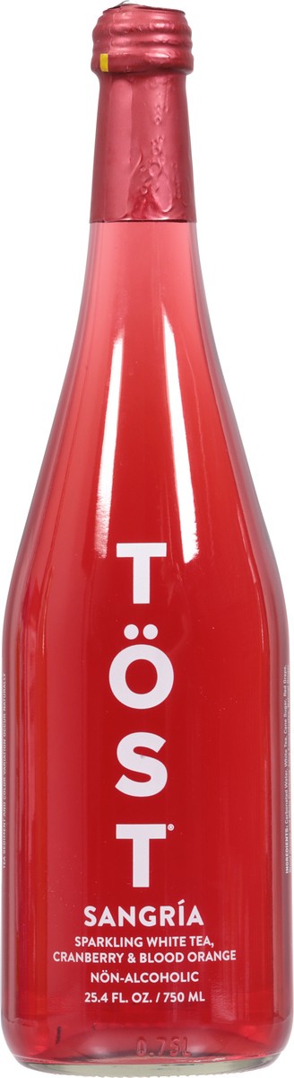 slide 11 of 14, Tost Sangria Cranberry & Blood Orange Sparkling White Tea 25.4 fl oz, 25.4 fl oz
