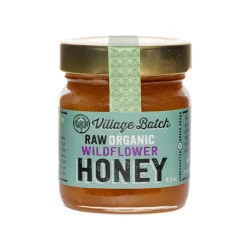 Village Batch Raw Organic Wildflower Honey