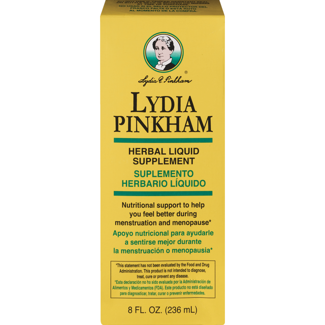 slide 1 of 1, Lydia Pinkham Menstruation&Menopause Herbalsupplemnt Liquid, 8 oz