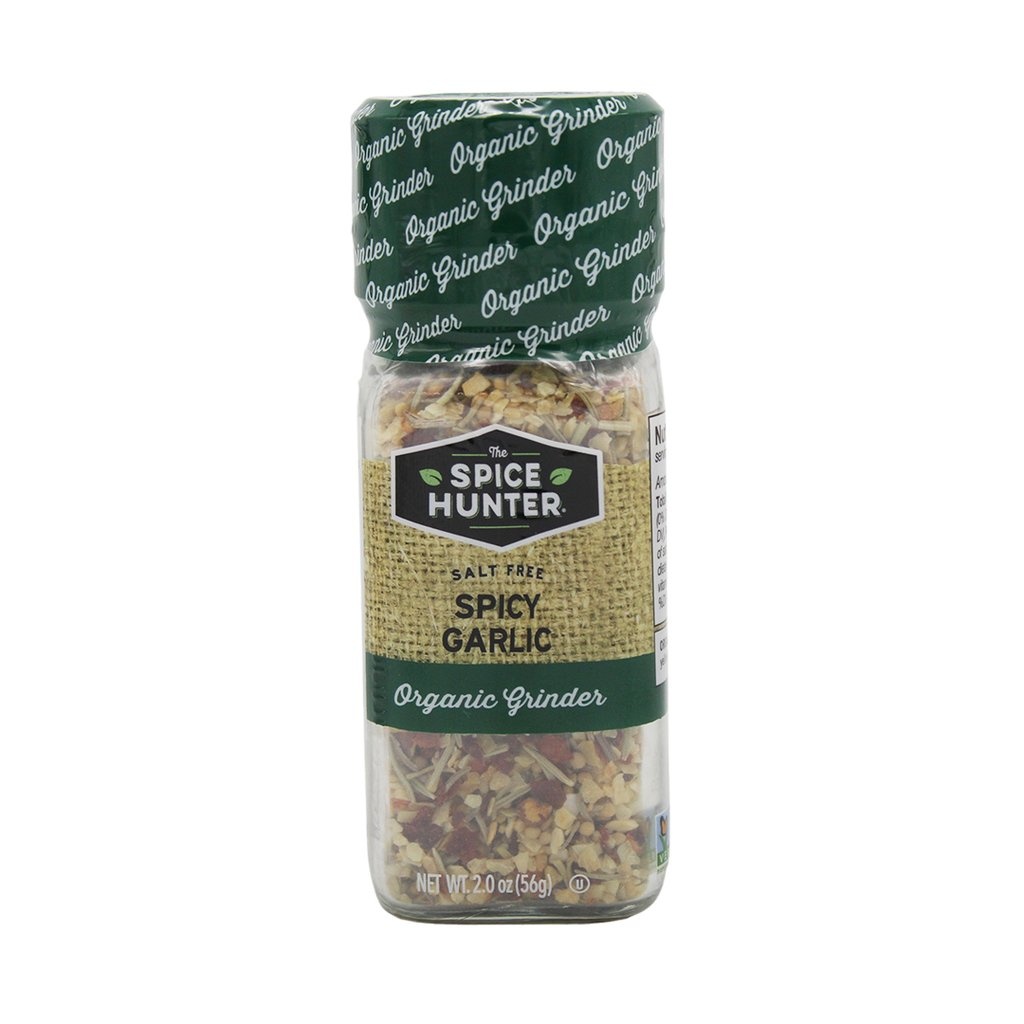 slide 1 of 1, Spice Hunter Organic Spicy Garlic Salt Free Grinder, 2 oz