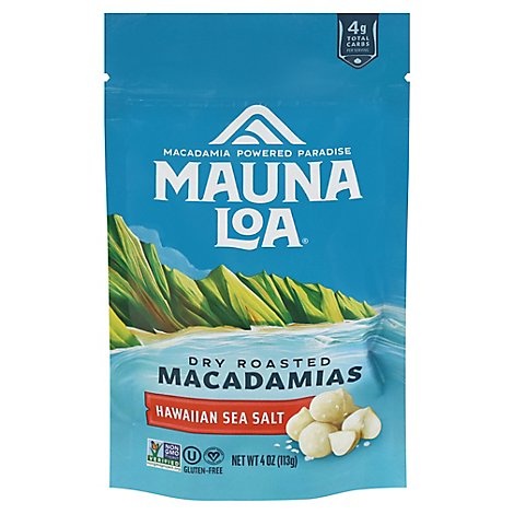 slide 1 of 1, Mauna Loa Hawaiian Sea Salt Macadamias, 4 oz