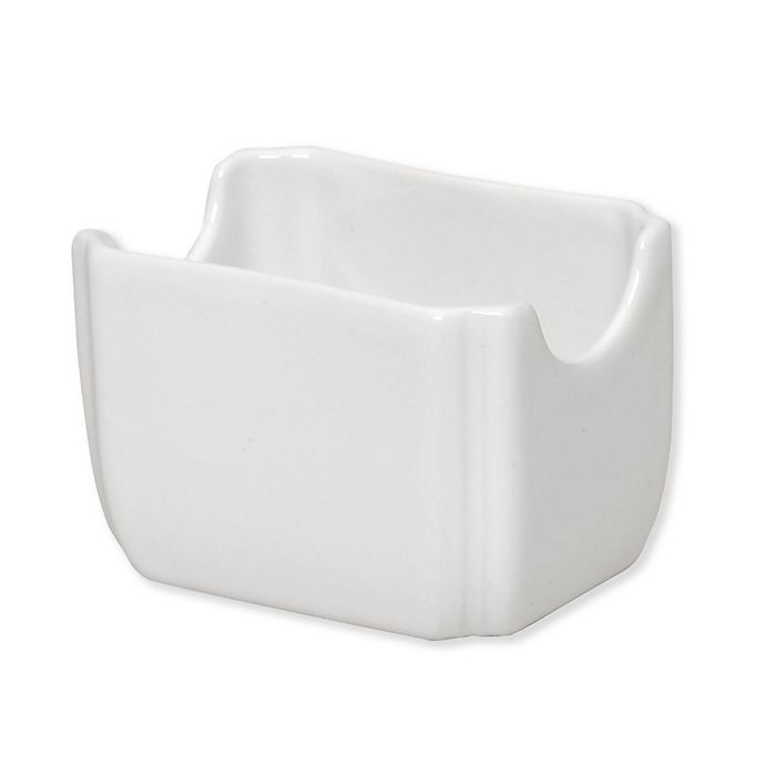 slide 1 of 3, Fiesta Sugar Packet Caddy - White, 1 ct