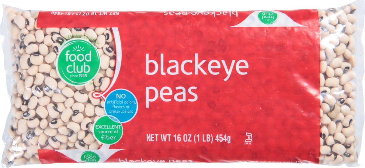 slide 9 of 11, Food Club Dry Blackeye Peas, 16 oz