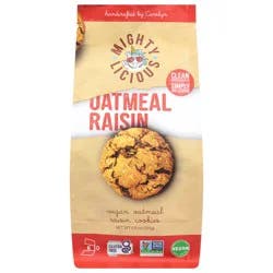 Mightylicious Vegan Oatmeal Raisin Cookies 6.5 oz