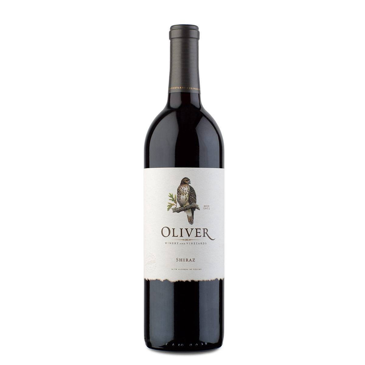 slide 1 of 3, Oliver Shiraz Wine, 750 ml