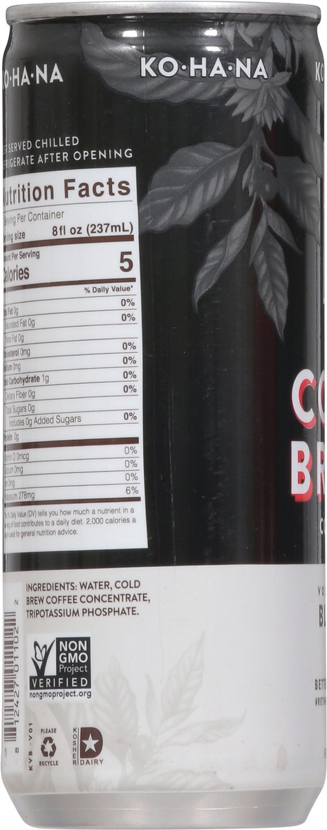 slide 10 of 11, Kohana Cold Brew Volcanic Black Coffee - 8 fl oz, 8 fl oz