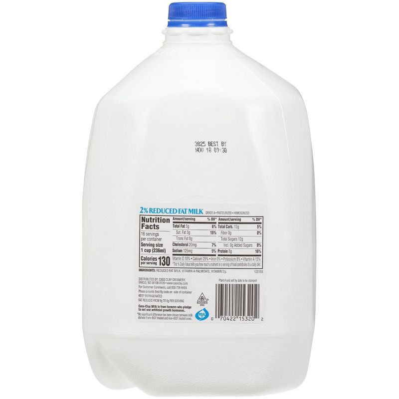 slide 2 of 14, Cass Clay 2% Milk - 1gal, 1 gal