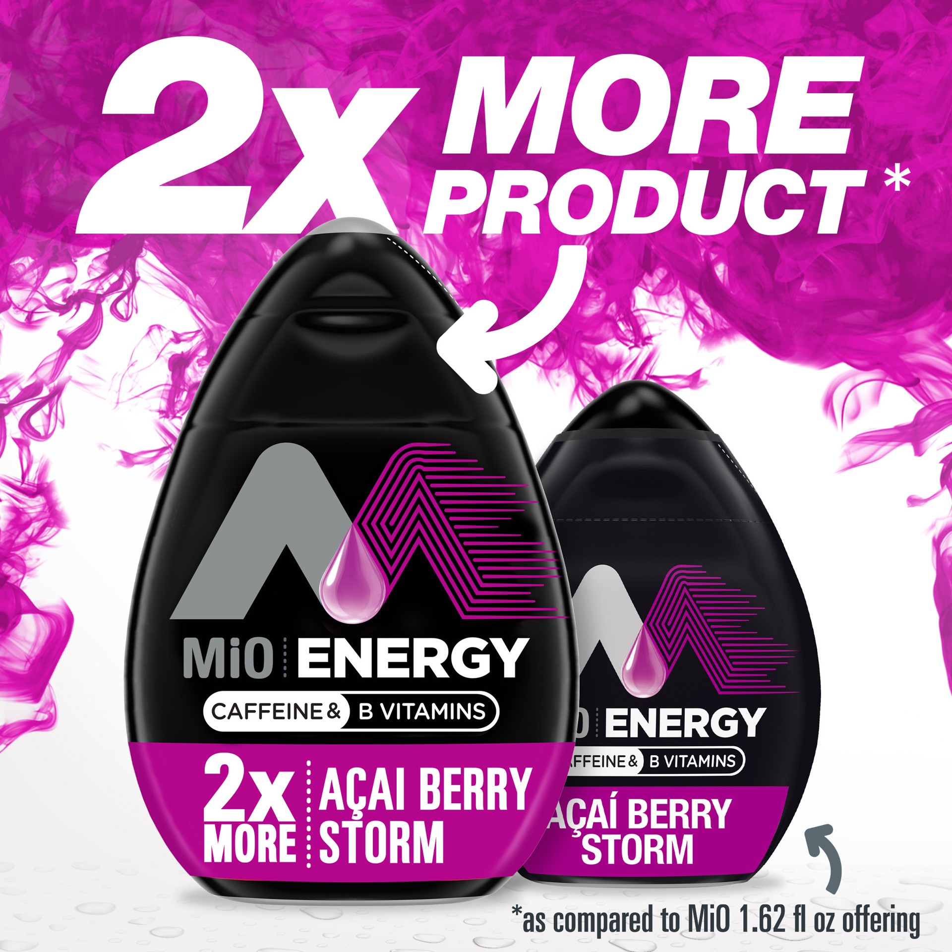 slide 4 of 5, mio Energy Acai Berry Flavored with other natural flavor Liquid Water Enhancer- 3.24 fl oz, 3.24 fl oz
