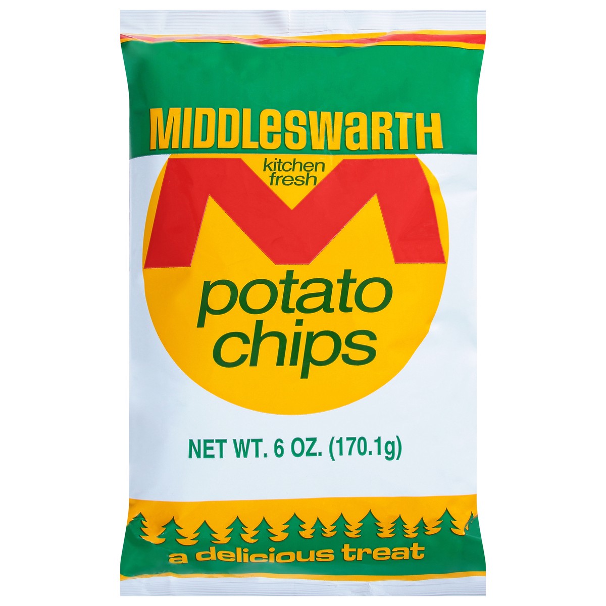 slide 1 of 5, Middleswarth Fresh Potato Chips, 6.5 oz