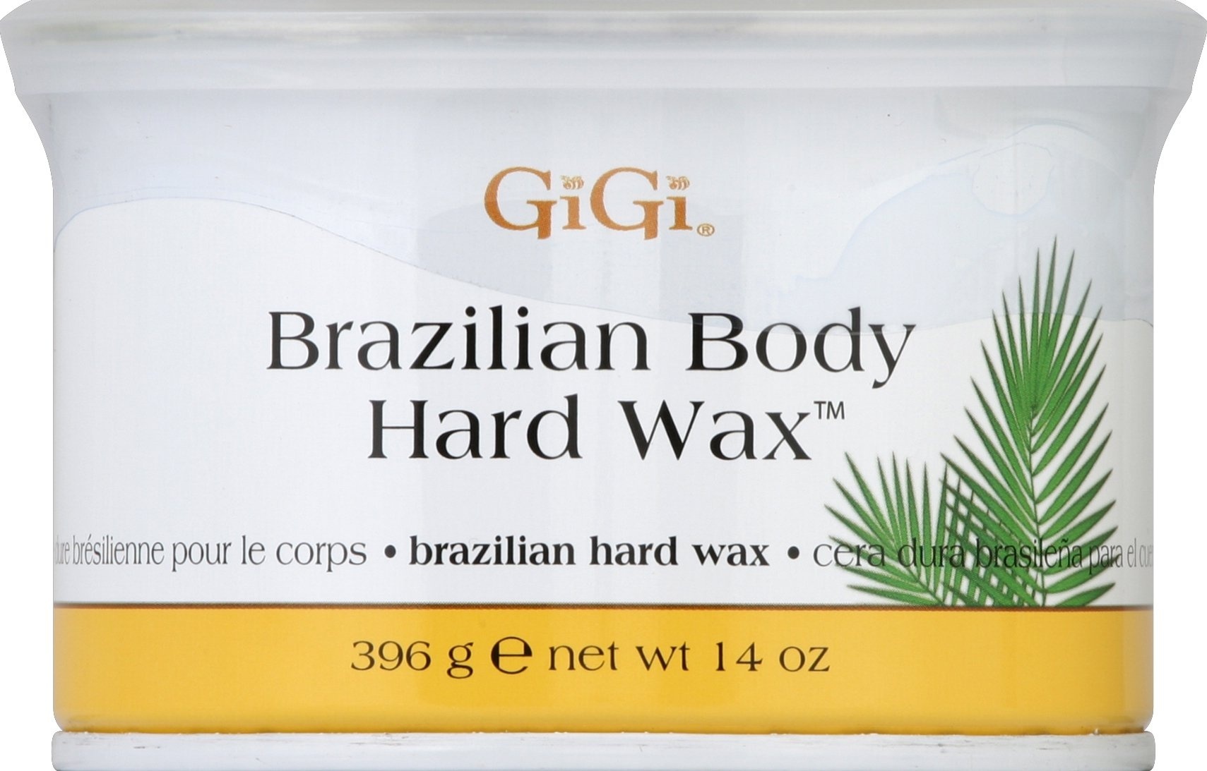 slide 1 of 1, GiGi Brazilian Bikini Hard Wax, 14 oz