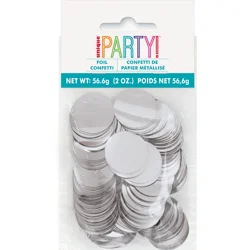 Meijer Silver Foil Confetti 2 Oz 1ct