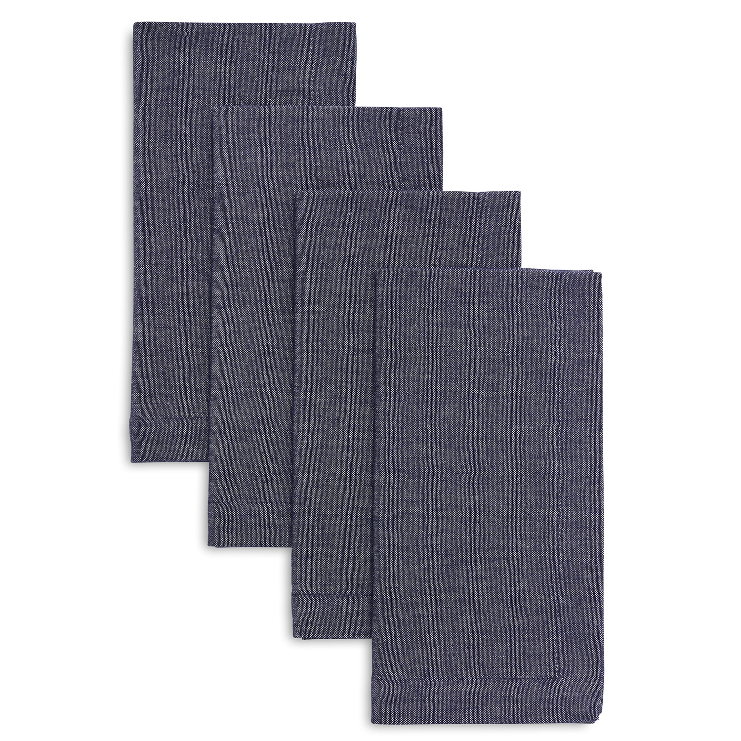 slide 1 of 1, Sur La Table Chambray Quilted Napkins, 4 ct