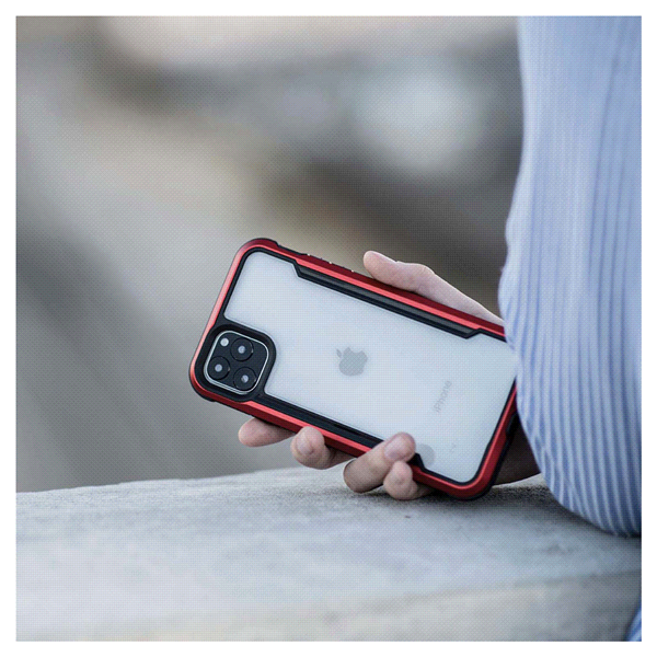 slide 18 of 21, X DORIA Defense Shield for iPhone 11, Red, xr11