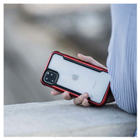 slide 7 of 21, X DORIA Defense Shield for iPhone 11, Red, xr11