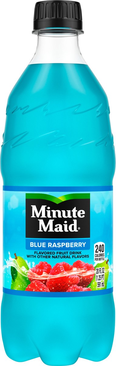 slide 2 of 7, Minute Maid Blue Raspberry Bottle- 20 fl oz, 20 fl oz