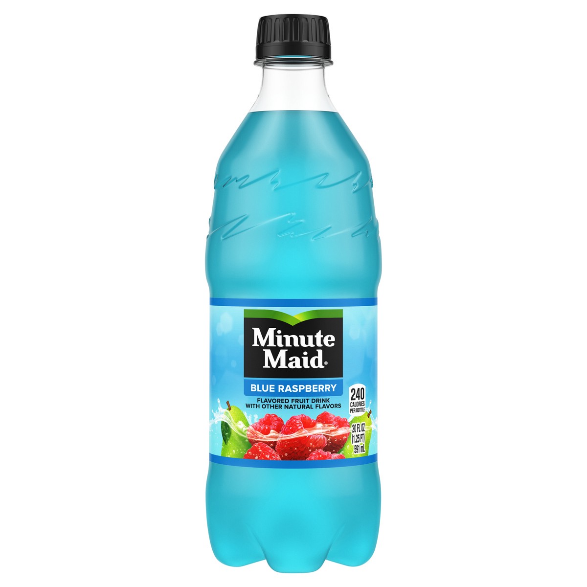 slide 1 of 7, Minute Maid Blue Raspberry Bottle- 20 fl oz, 20 fl oz