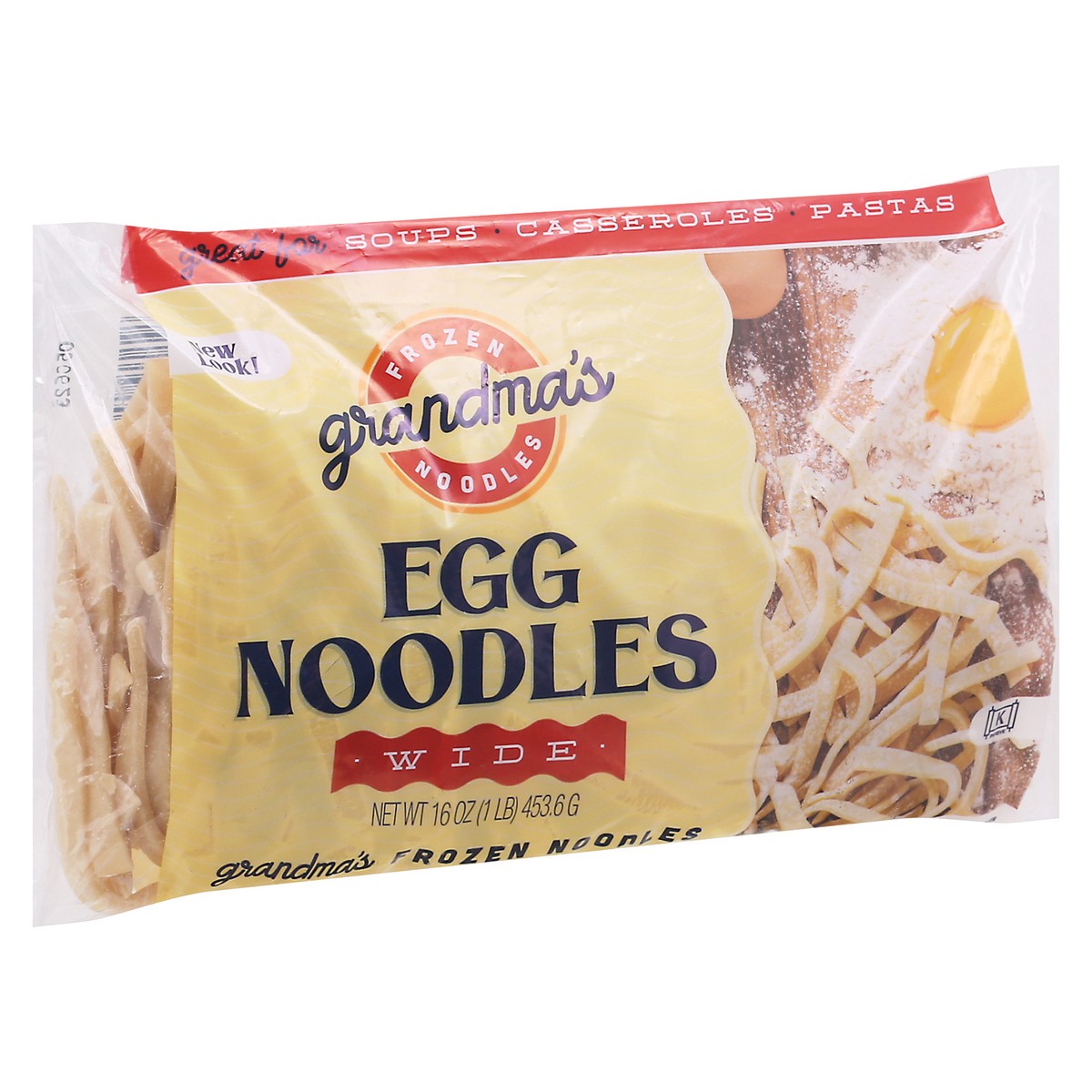 slide 8 of 13, Grandma's Wide Egg Noodles 16 oz, 16 oz