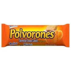 Marinela Polvorones Orange Shortbread, 9.88 oz, Cookies, Bag