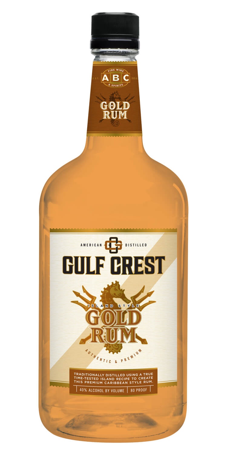 slide 1 of 1, ABC Gulf Crest Dark Rum, 1.75 liter