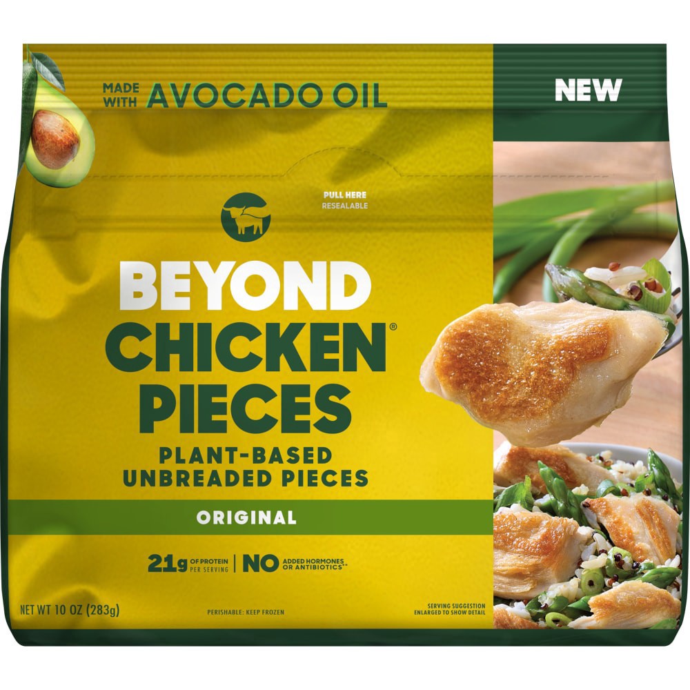 slide 3 of 3, Beyond Meat® Plant Based Chicken Unbreaded Pieces, 10 oz