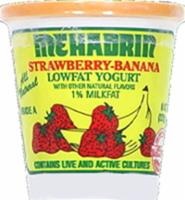 slide 1 of 1, Mehadrin Leben Strawberry Banana Yogurt, 7 oz