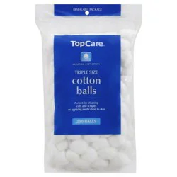 TopCare Everyday Triple Size Cotton Balls 200 ea