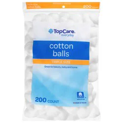 TopCare Everyday Triple Size Cotton Balls 200 ea