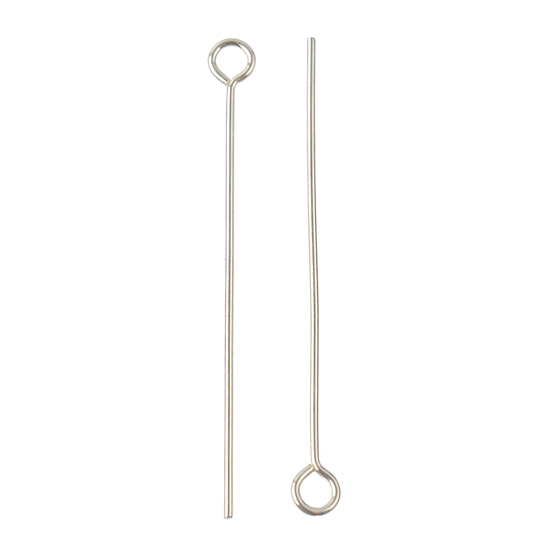 slide 2 of 3, 1" Sterling Silver Eye Pins, 28ct. By Bead Landing, 28 ct