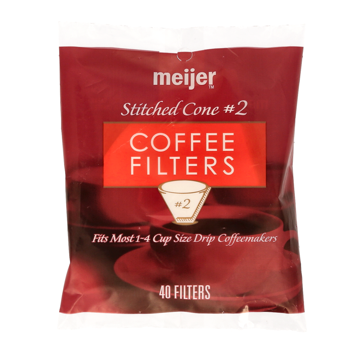 slide 1 of 5, Meijer Coffee Filters #2 Cone, 40 ct