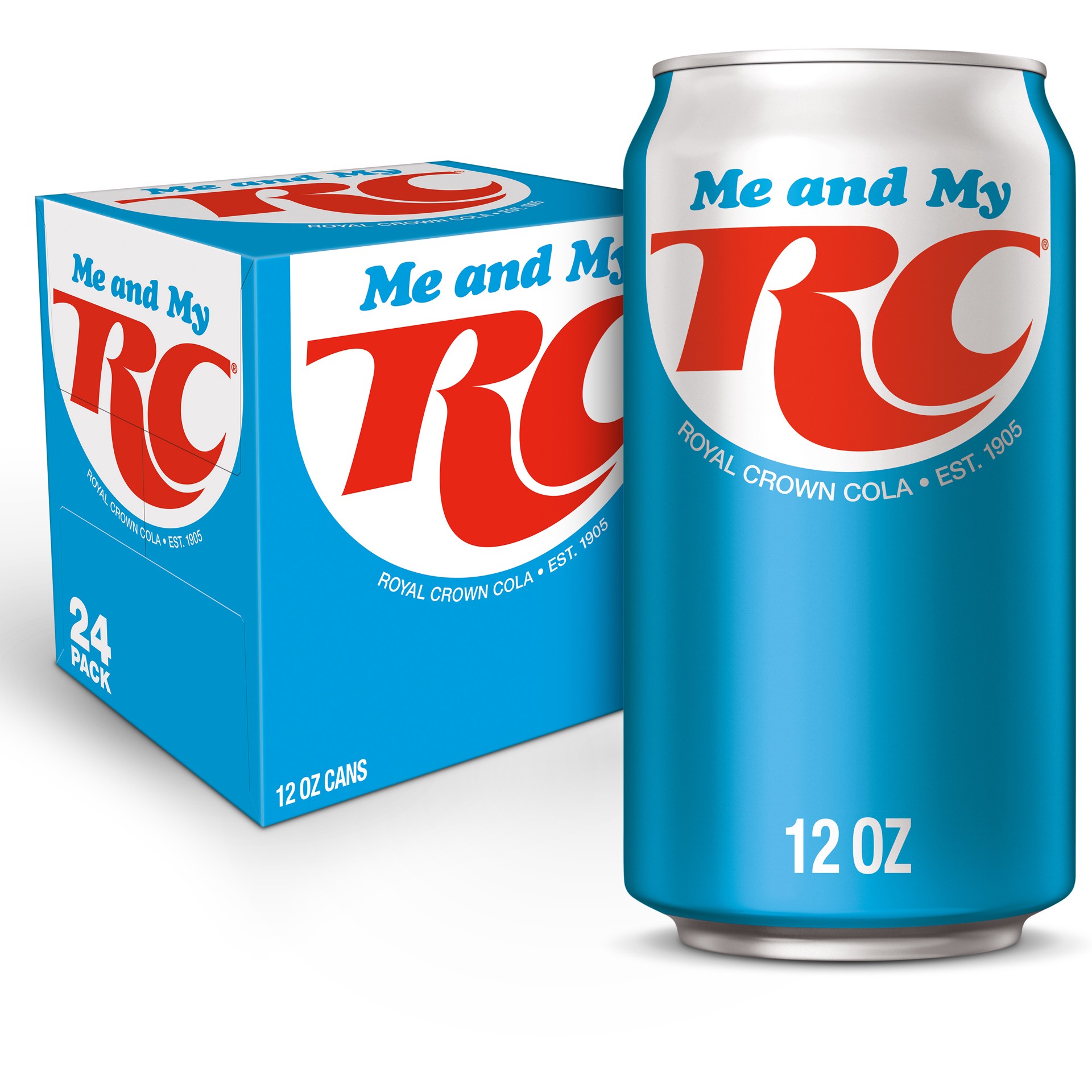 slide 1 of 5, RC Cola Soda, 12 fl oz cans, 24 pack, 24 ct