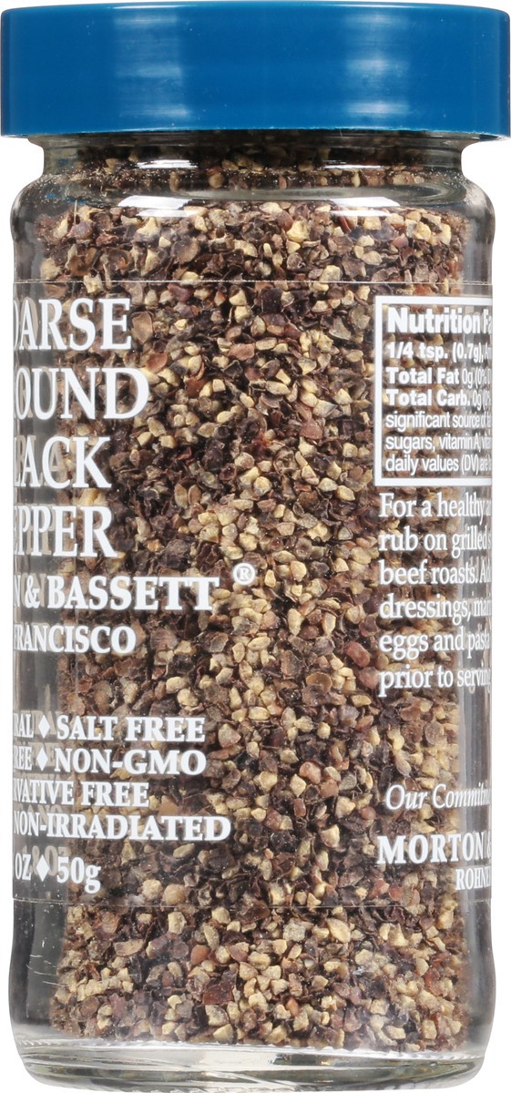 slide 8 of 13, Morton & Bassett Coarse Ground Black Pepper, 1.8 oz