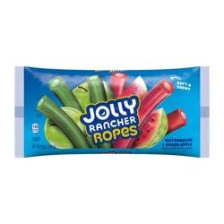 Jolly Rancher Ropes Watermelon and Green Apple Flavored Candy Bag, 10 oz