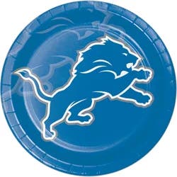 NFL Detroit Lions Paper Plates