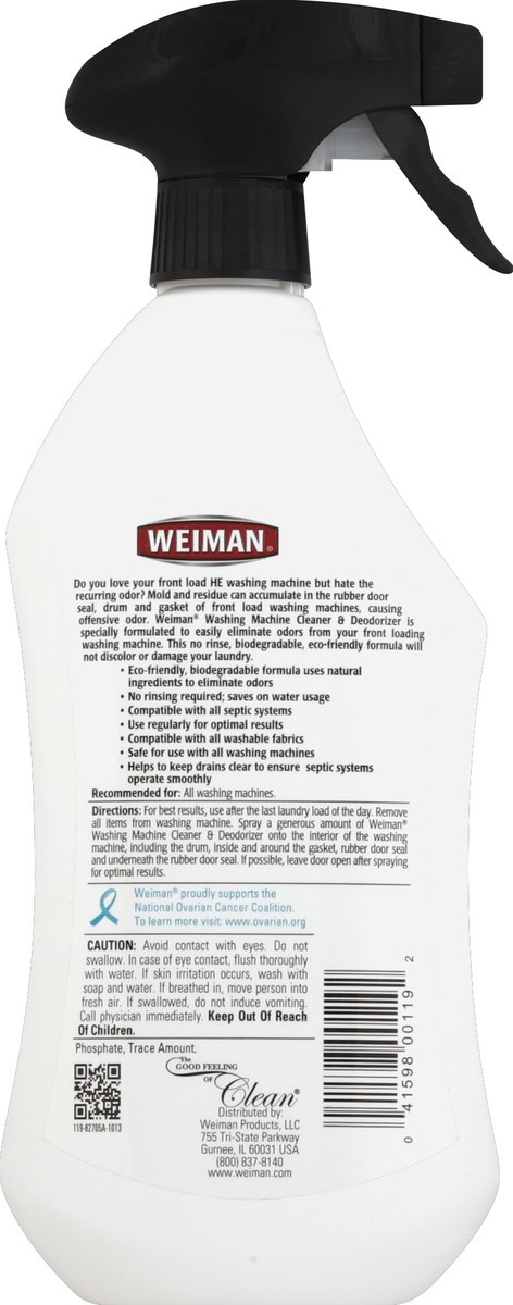 slide 3 of 3, Weiman Cleaner & Deodorizer 24 oz, 24 oz