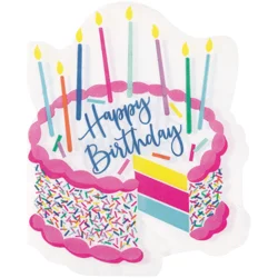 Meijer Lunch Napkin Sprinkles Cake 16ct