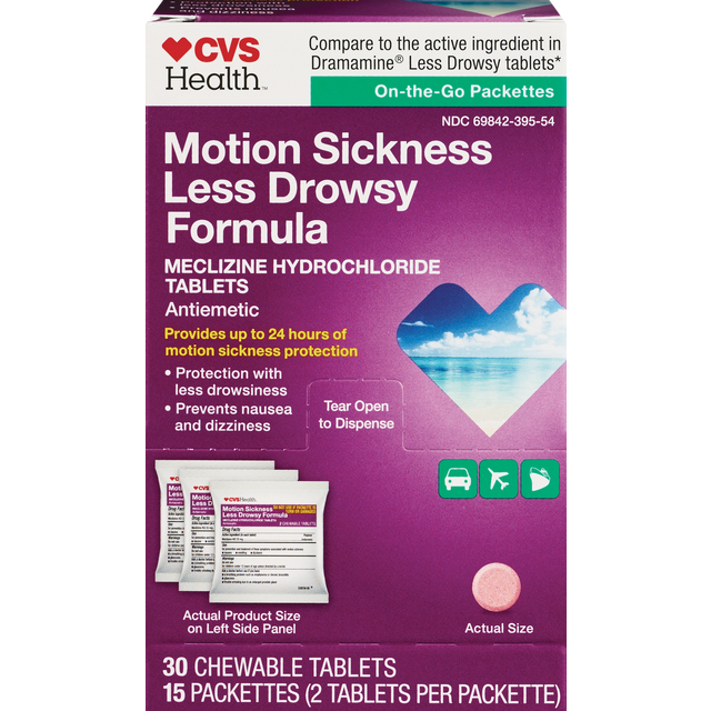 slide 1 of 1, CVS Health Motion Sickness Pouch, 1 ct
