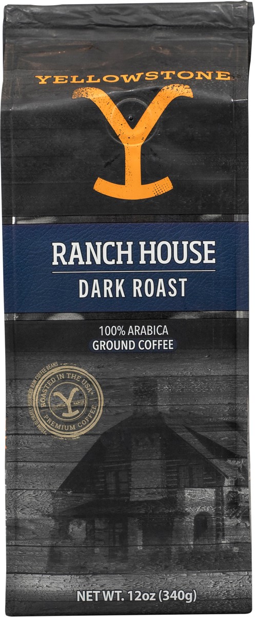 slide 5 of 5, YELLOWSTONE Yellow Stone Ranch House Dark Roast, 12 oz