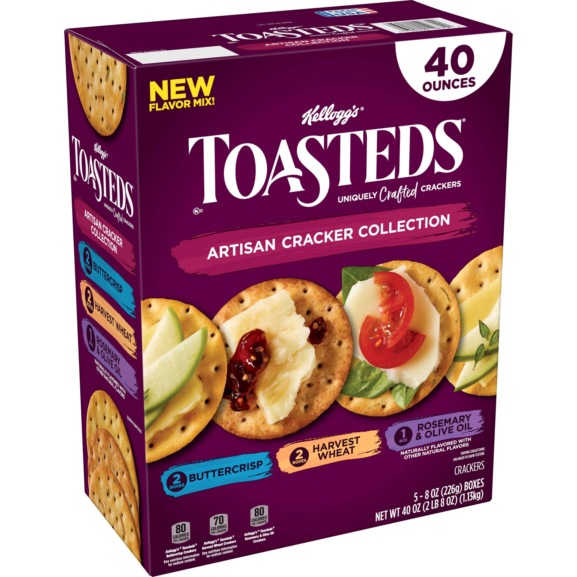 Toasteds Variety Pack Crackers 40 oz Shipt