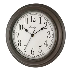Equity By La Crosse Cora Quartz Analog Wall Clock