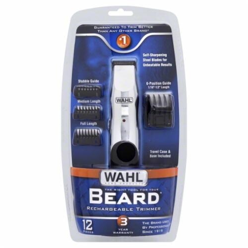 slide 1 of 1, Wahl Beard Mustache Rechargeable Trimmer, 1 ct