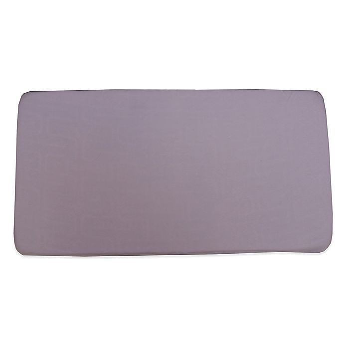 slide 2 of 2, Be Basic Bambino Basics Jersey Knit Crib Sheet - Lavender, 1 ct