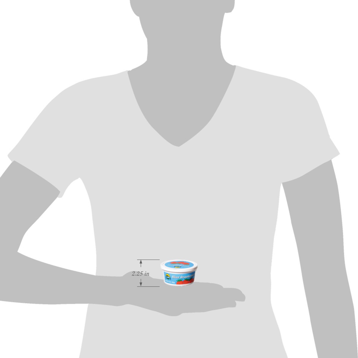 slide 3 of 14, TJ Farms Select Sliced Strawberries with Sugar 10 oz, 10 oz