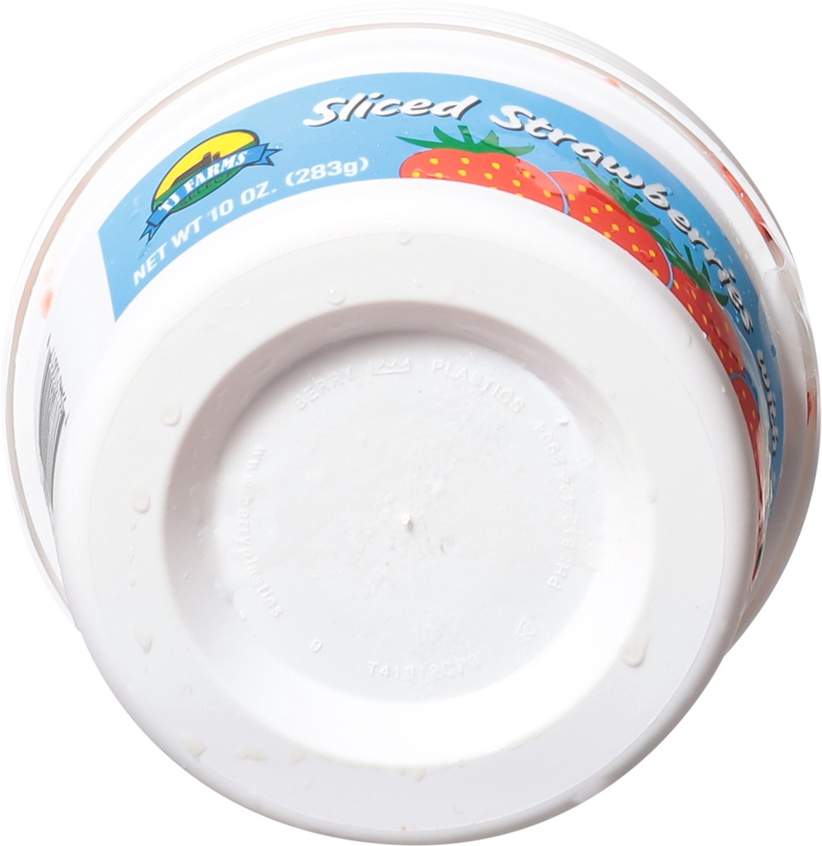 slide 14 of 14, TJ Farms Select Sliced Strawberries with Sugar 10 oz, 10 oz