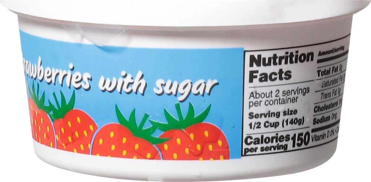 slide 7 of 14, TJ Farms Select Sliced Strawberries with Sugar 10 oz, 10 oz