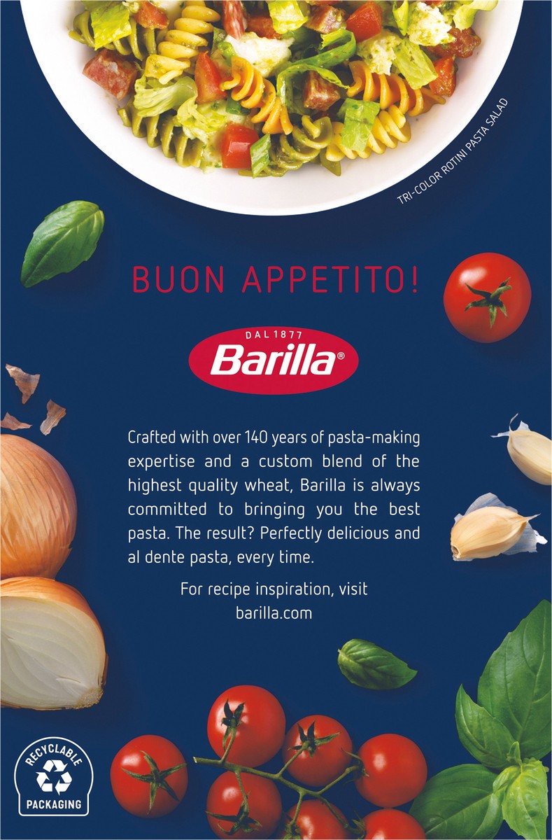 slide 5 of 9, Barilla Tri-Color Rotini Pasta, 12 oz