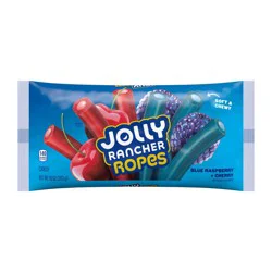 JOLLY RANCHER Ropes Blue Raspberry and Cherry Flavored Candy Bag, 10 oz