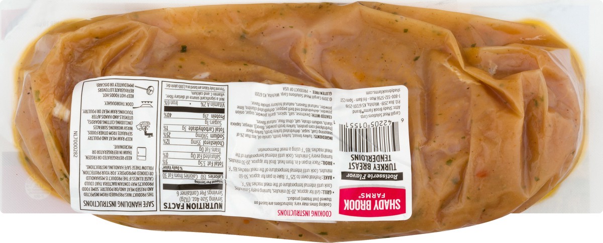 slide 9 of 10, Shady Brook Farms Rotisserie Flavor Turkey Breast Tenderloins, 24 oz